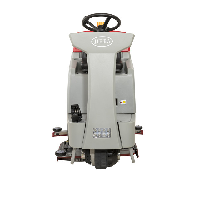 Baiyun Cleaning Automatic Smart Cement Epoxy Marble Rubber Compact Ride on Floor Scrubber Dryers Cleaning Machine Equipment