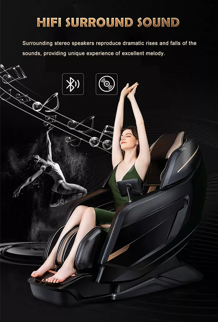 Smartmak Luxury Commercial Full Body SL Track 4D 5D Massage Chair