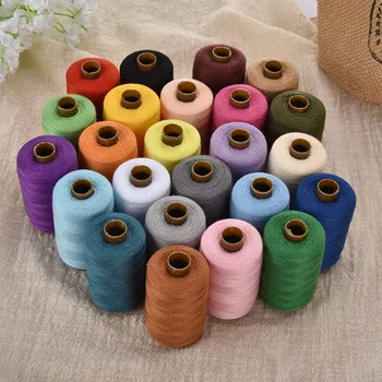 100% spun polyester multi-colored sewing thread