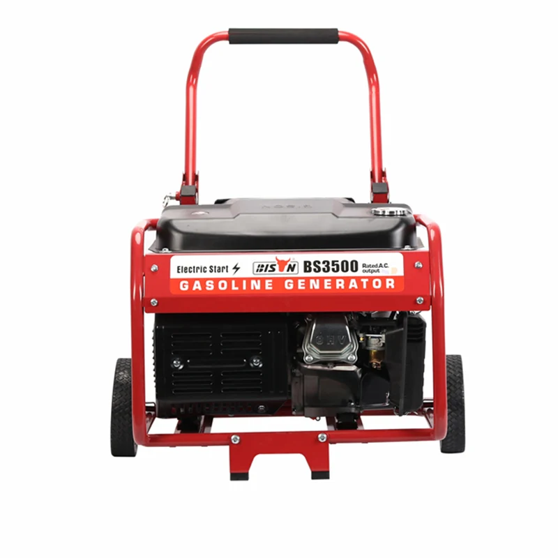 Bison Petrol Engine Auto Start Control 3kw 3kva 3000w Gasoline Generator Set in Stock