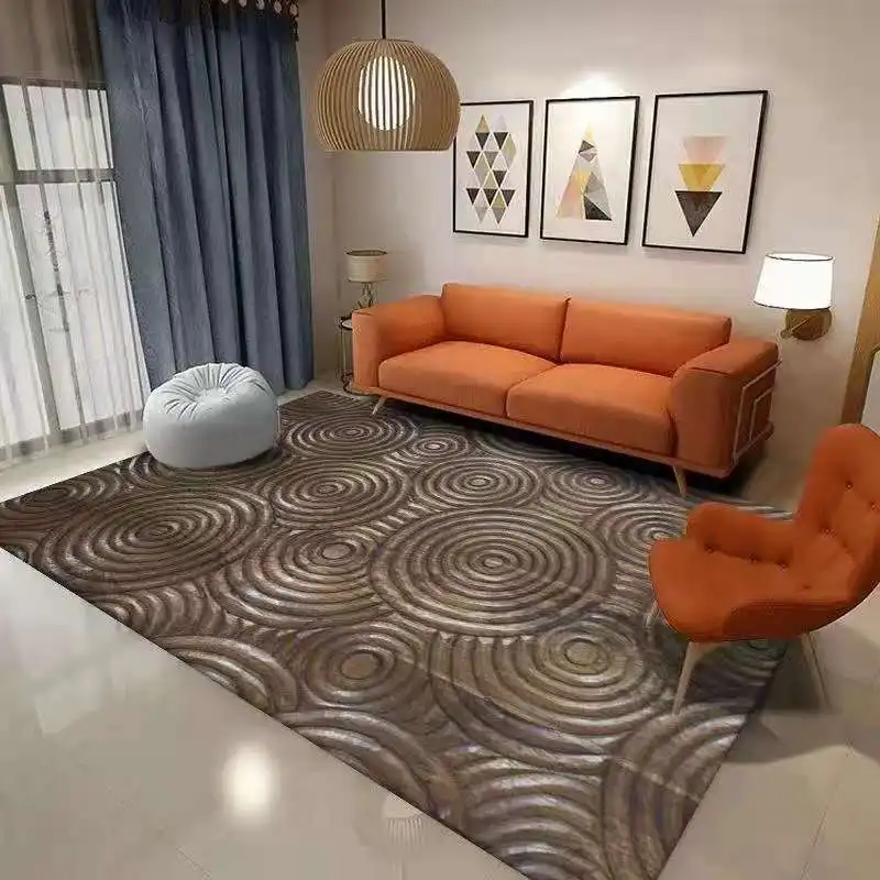 European Printed Mats Large Size Accessory Salon Home Thick Carpet Luxury Decoration Play Mat
