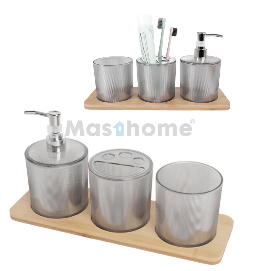 Masthome 2022 Hotel Decoration Bathroom Accessories Set Soap Dispenser
