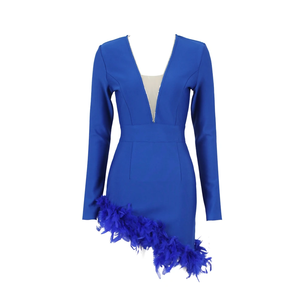 dessy blue bridesmaid dress PS22523 Cobalt main image 1