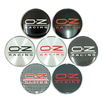 Customized car wheel hub cover 56mm60mm sticker ABS wheel rim cover OZ modified wheel center cap Car logo tire center cover