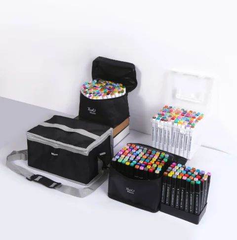 Лидер продаж индивидуальный двухсторонний маркер 30/40/60/80/168 цветов акварельный для рисования