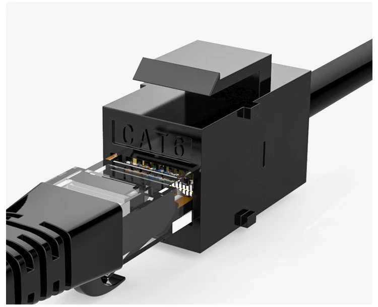 ZHEFAN Rj45 Cat6 Cat6a Inner Copper Modular Connector Rj45 180 Degree ...