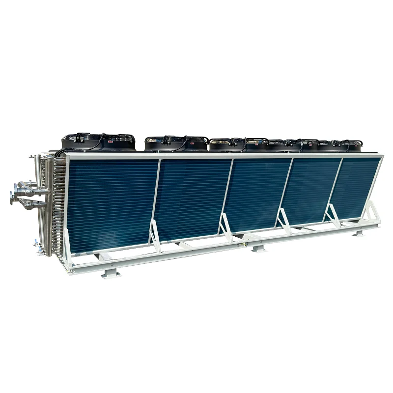 W-TEL High Efficient V-type Flat-type Water Liquid Cooling  Dry Cooler for Energy Storage Data Center