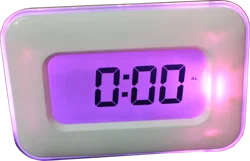 2022 настольная светодиодная подсветка RGB с большим ЖК-дисплеем и будильником