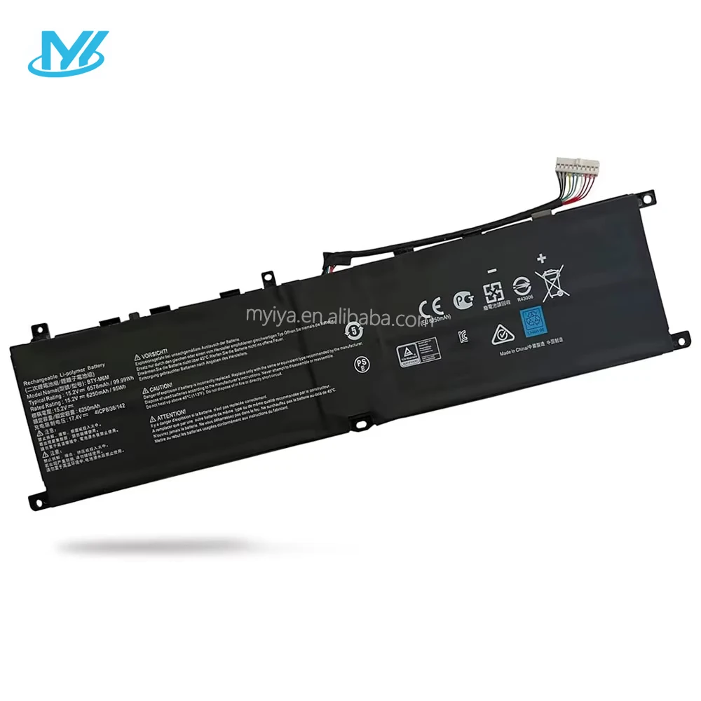 BTY-M6M Laptop Battery for MSI GS66 Stealth & GE66 Raider