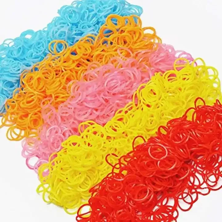 Rainbow Rubber Band 4800 Belt Clamp Rubber Band (loom Rubber Band Of 8