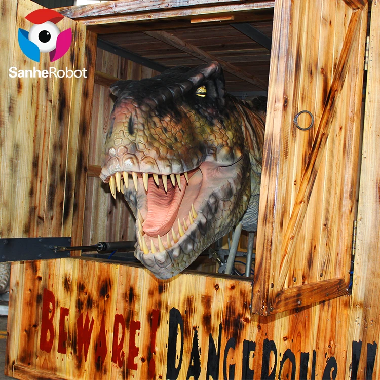 High Simulation Animatronic Dinosaur t Rex Dinosaur in  Luna Park Equipment for Sale