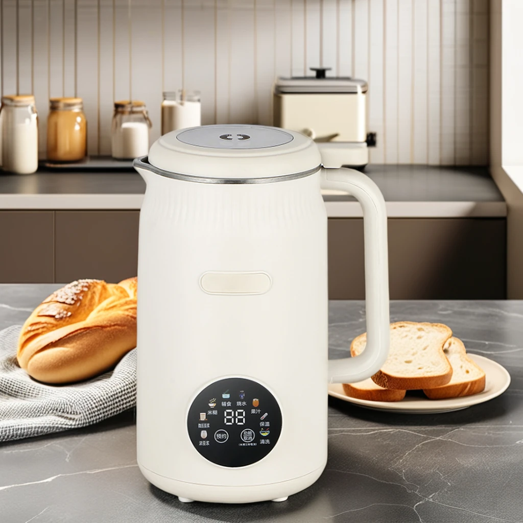 Soy Milk Maker Portable Electric Heating 1200ML Blender Food Processor Nut Milk Maker Machine Soybean Milk Machines
