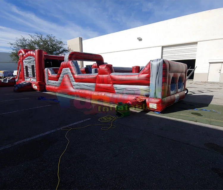 Гигантская Карнавальная игровая площадка, горка, батут, бассейн, конструкция, надувной домик для прыжков, надувная препятствия