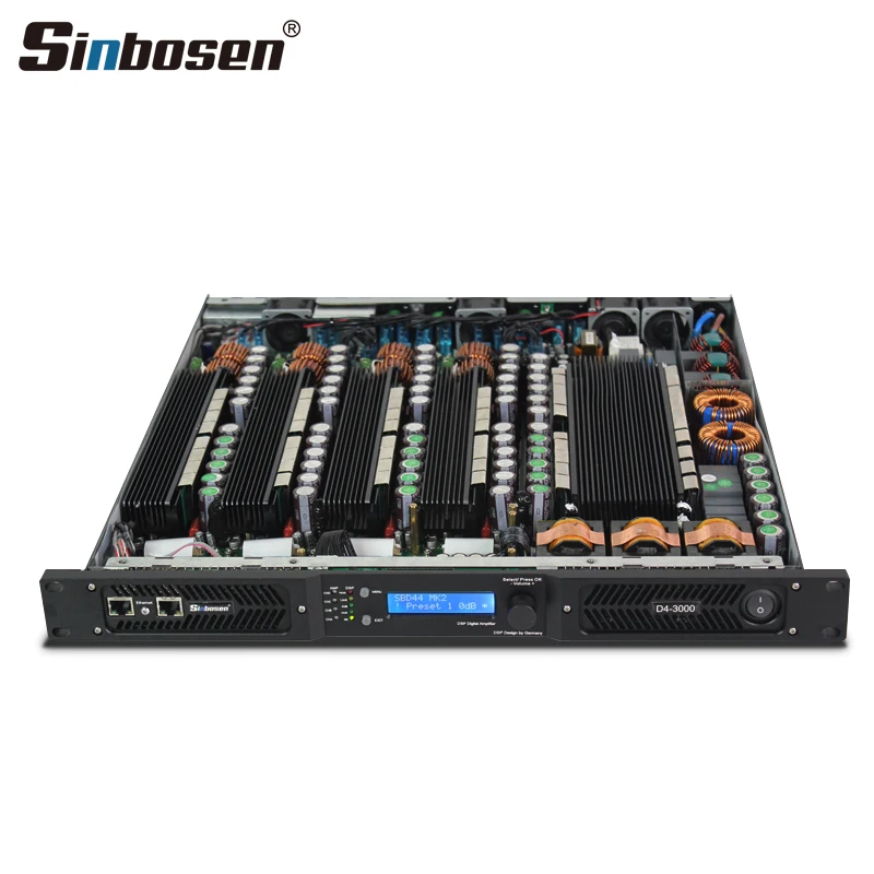 D43000 Dsp 4 Channel 1u Digital Power Amplifier Dsp Professional Buy