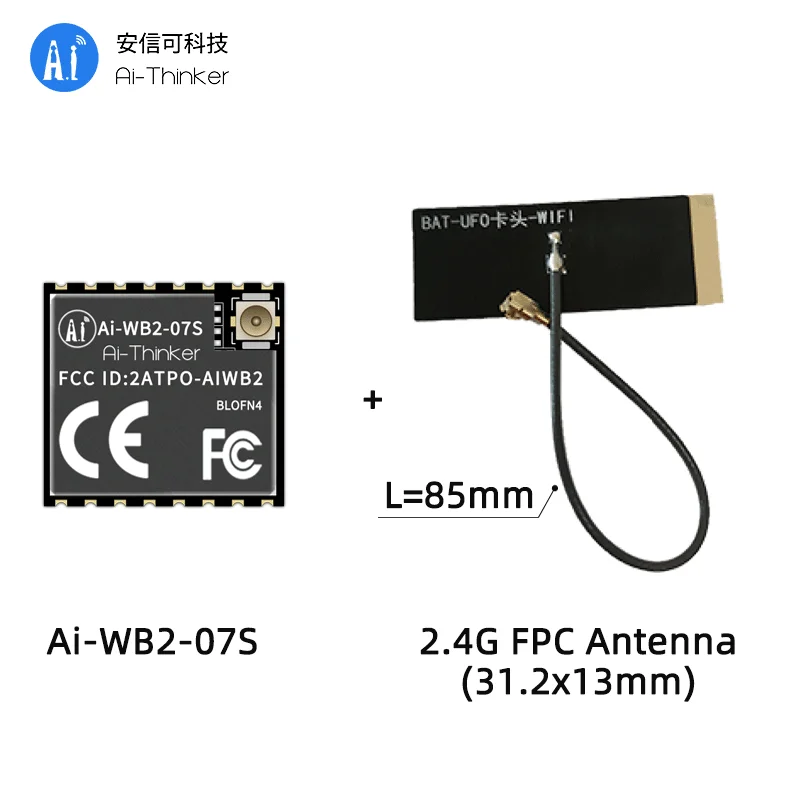 Ai-thinker New Ai-wb2-07s Module With Bl602 Chip Wifi Ble Combo Use For ...