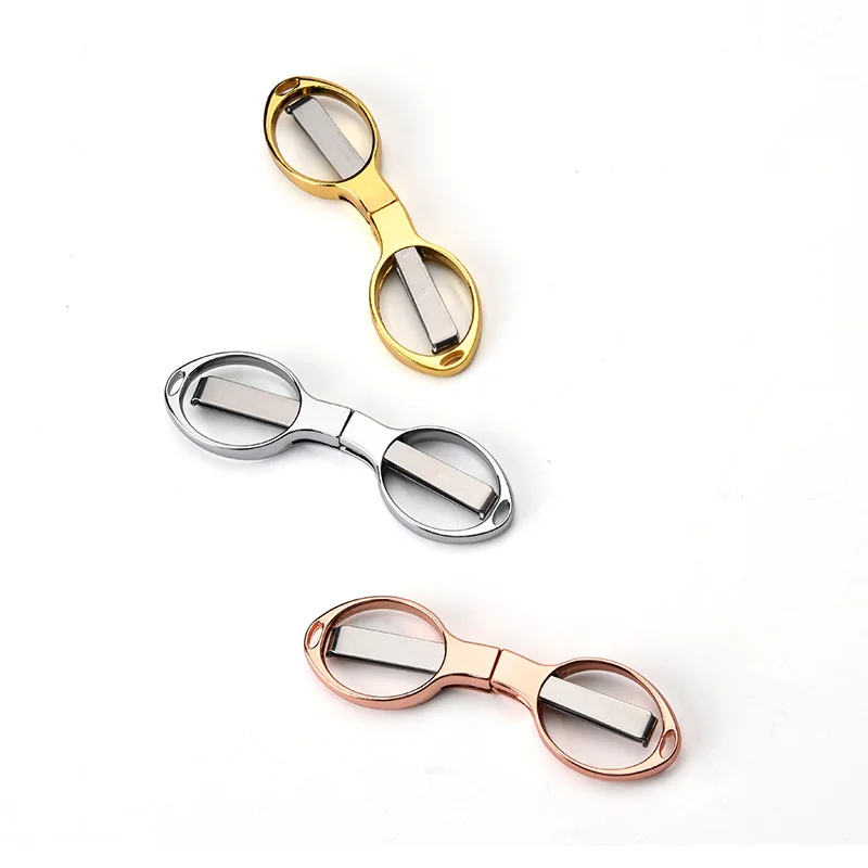 Small Folding Scissors Portable Mini Scissors Stainless Steel Stretch Travelling Cutting Tool