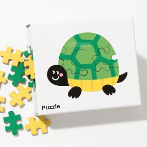 OEM Factory Customization Cardboard 350 Pieces Puzzle Cartoon Turtle Animal Jigsaw Puzzles for Kids