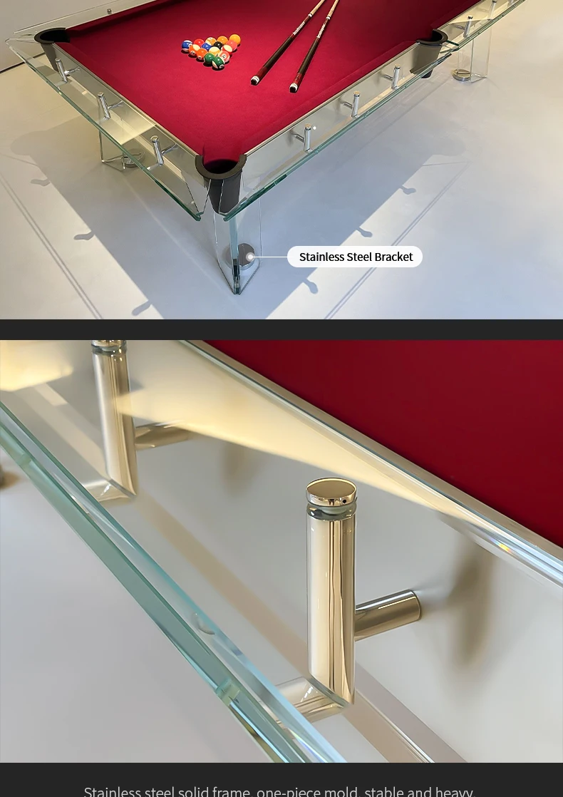 Customizable American Standard Black Eight Full Set Snooker Pool Table