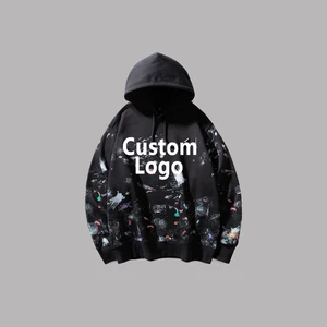 Customized 100% Cotton Men's Winter Embossed Hoodie PULlover High Quality Style2097 Plain Vintage Hoodie Print Tapestry Hoodie