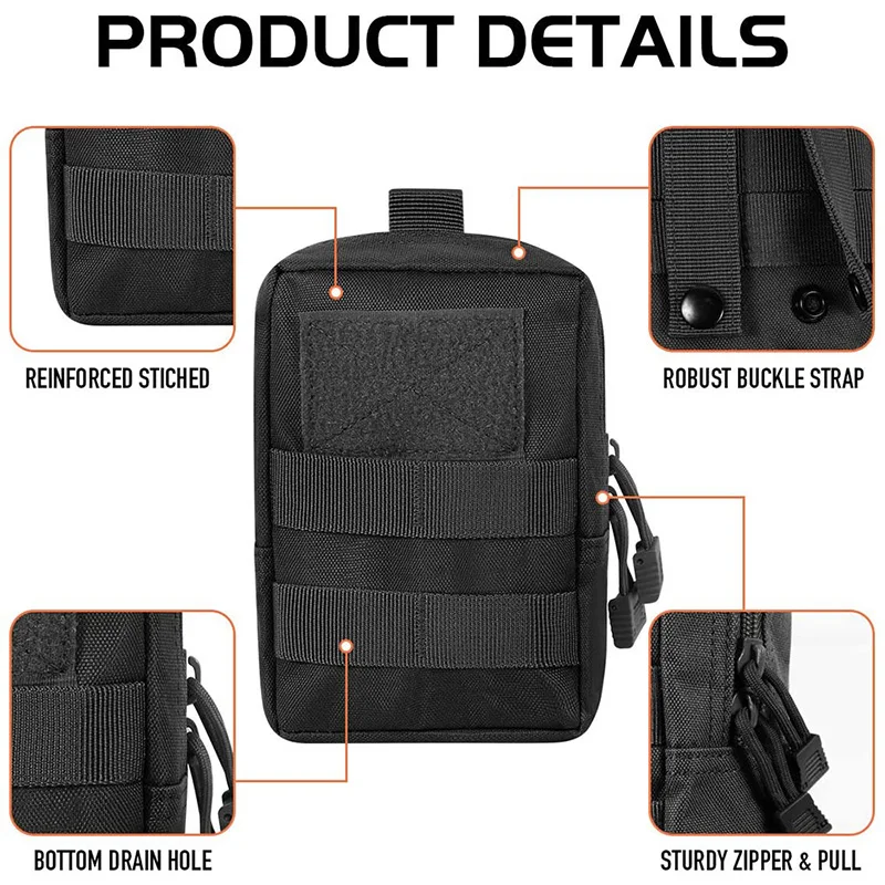 China Factory Customized Practical Assault Bodypack Tactical Utility Waist Bag Pack Tactical Tool Pouch Bag