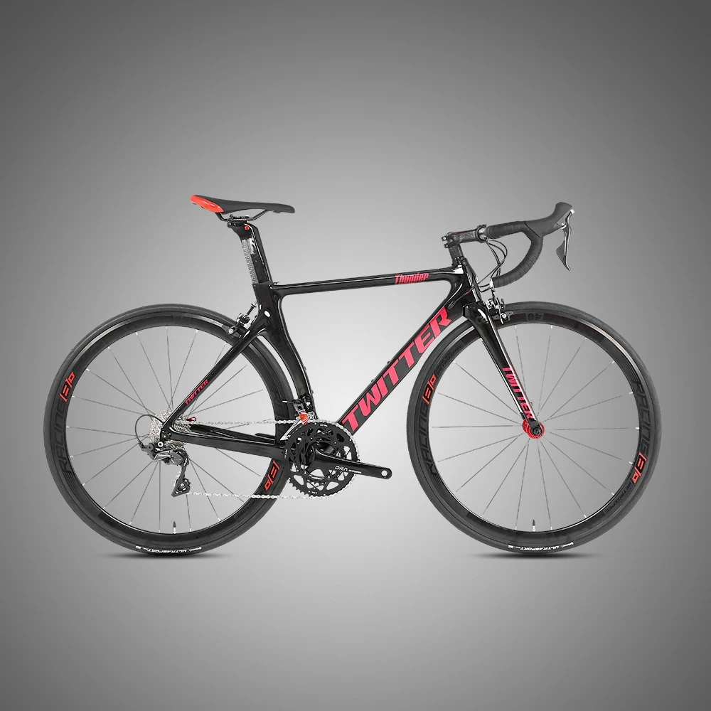 TWITTERサンダーメスレーシングロードバイクレディースカーボン700c