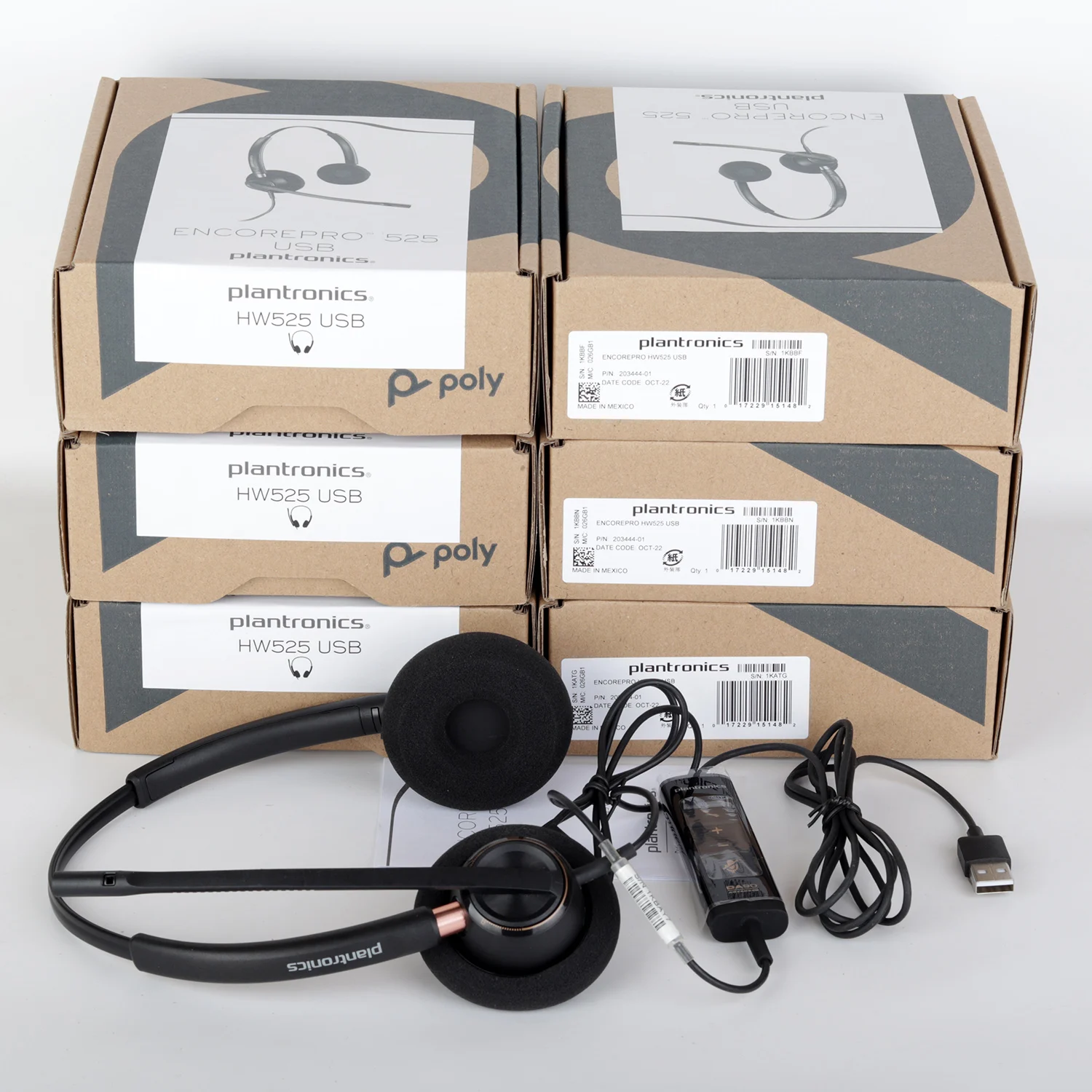 Poly EncorePro 525 USB ヘッドセット Poly EncorePro EP525 Headset | Buy Poly EP525 218274-01 HP