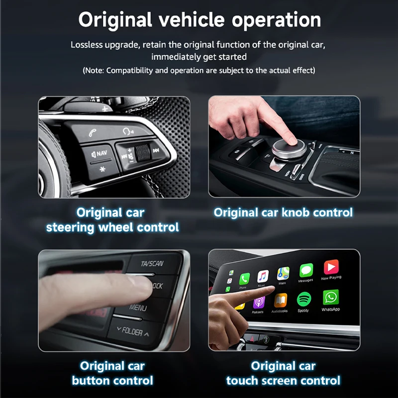 Wireless Carplay Video Box with Netflix & YouTube for Android Auto Intelligent Connection