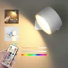 Blanco [Control táctil+ Control remoto+RGB]