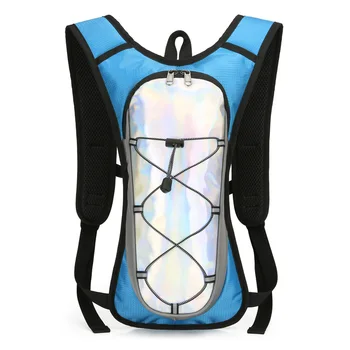 Chrome Rave Reflective Hydration Vest Backpack Lightweight Kids' Water Pack for Music Festivals and Parties Plastic Gift Idea