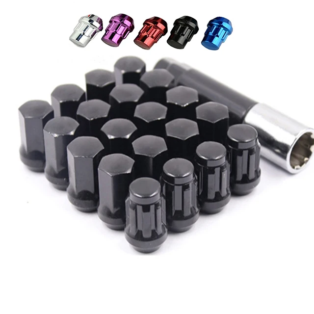 Aftermarket Open Ended Racing Wheel Locking Nut,Universal Steel