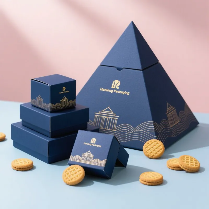 Großhandels-Pyramiden-Snackbox für arabische Süßigkeiten, Kekse, Backwaren und Desserts – zollfreie Verpackung