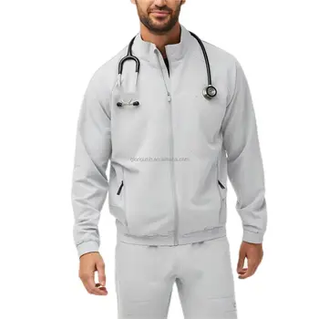 GloriousIn mens scrubs jacket scrubs 2023 distribution  veterinary uniforms scrub nursing lingerie wicking barco whole sale