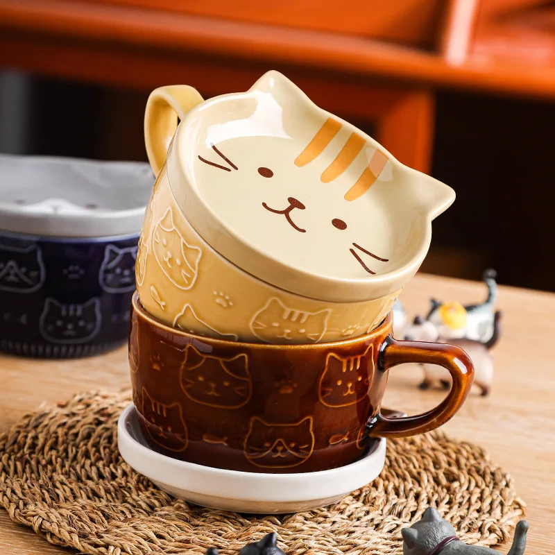 Husky Tasse Mit Deckel – Keramik, Süßes Tierdesign, Spülmaschinen- & Mikrowellengeeignet, Perfektes Geschenk