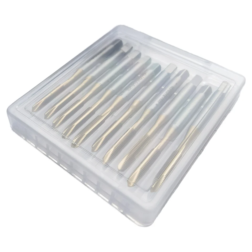 LEISITING #8-32 UNC Tap Set – 3 Piece High Speed Steel Hand Threading Tools
