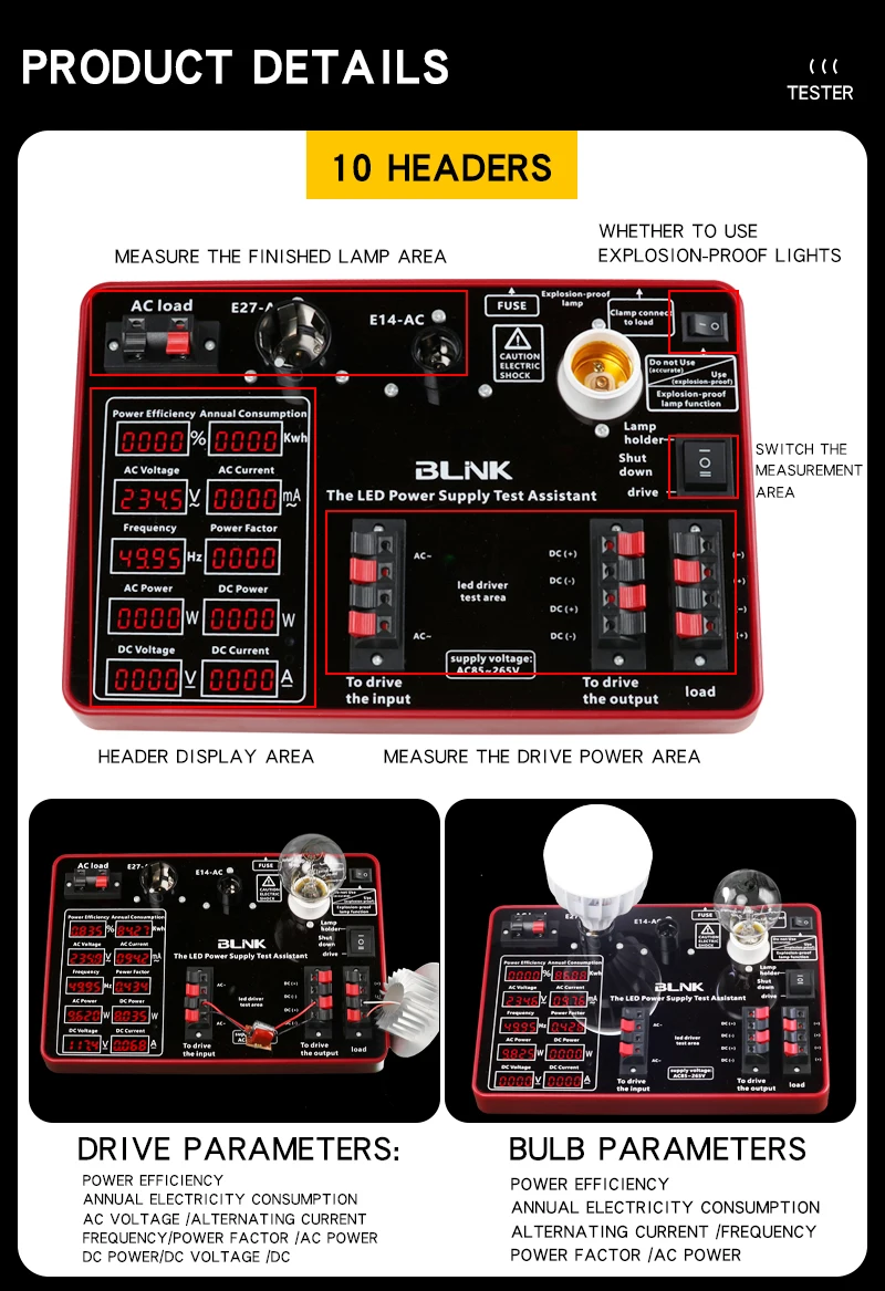 Led Power Driver Test Box Bulb Test Machine Led Power Tester Buy Led