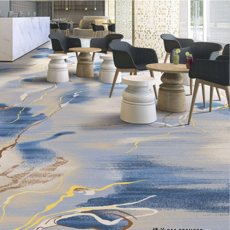 High Quality Luxury Carpet Large Flower Hotel Hall Pool Room Billiard