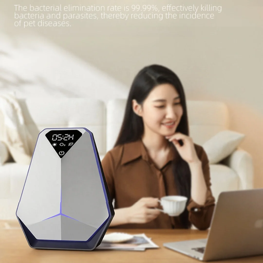 New Model air Conditioning air Purifier Pet Hair Collector and Disinfection Machine Home Desktop Device 6