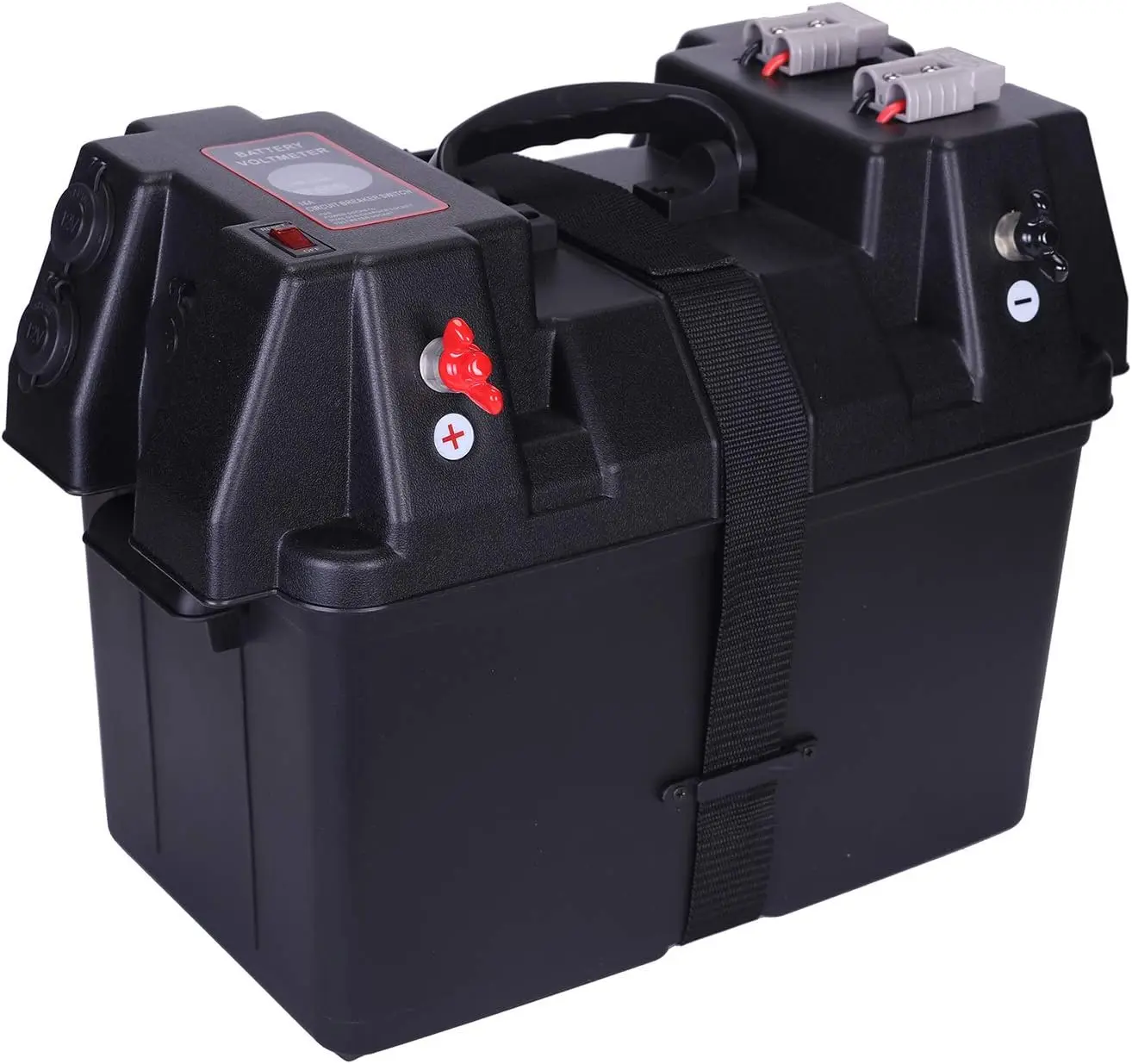 Portable Battery Power Box Trolling Motor Battery Box 31 With Dual Anderso Style Connectors