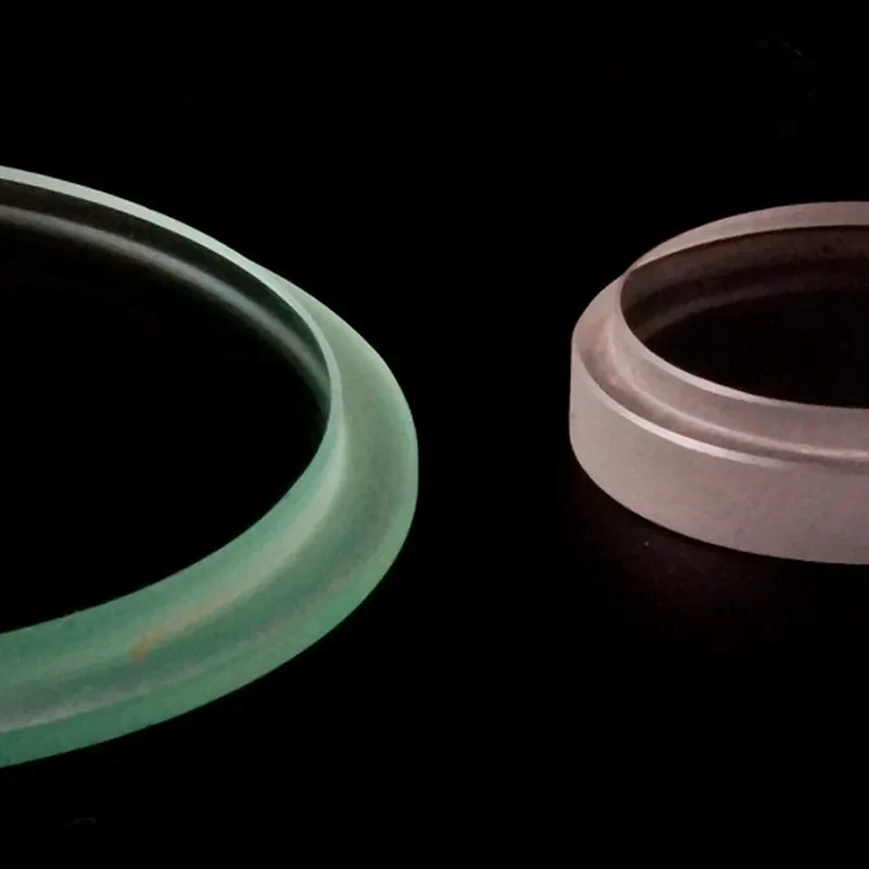 Round Transparent Tempered Step Glass for Lighting Custom Fabrication Services