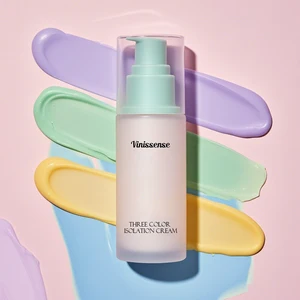 Customised Colours UV Protection Tricolour Sunblock Cream Make-up Application to Even Out Skin Tone Facial Sunscreen