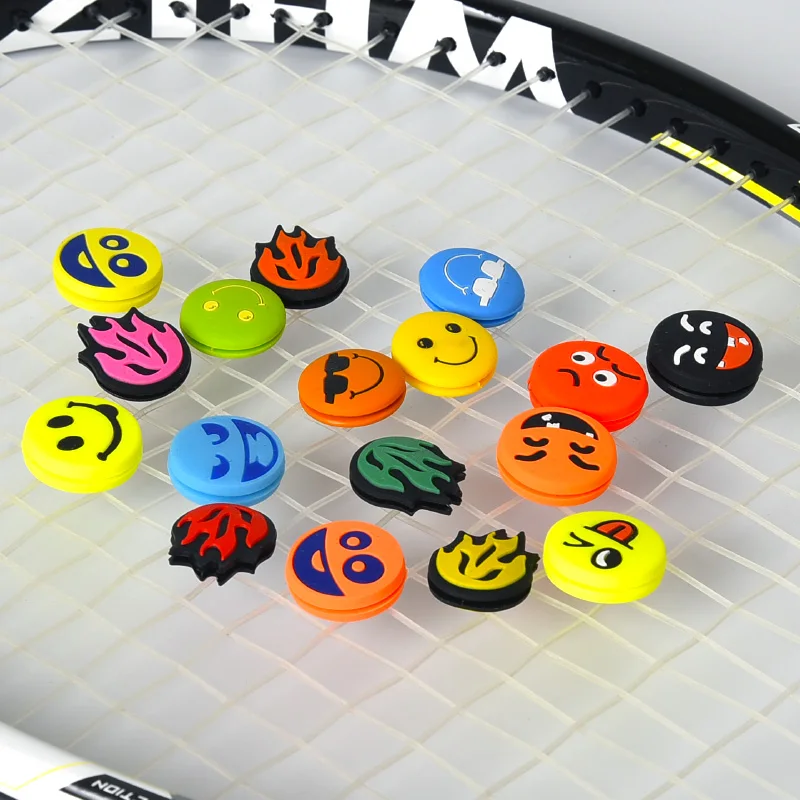 6 Amortisseurs De Raquette De Tennis VITSRISEA – Silicone Anti-vibration, Multicolores, Adaptés à Toutes Les Raquettes