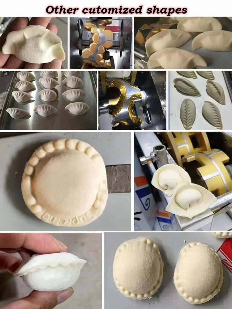 Replaceable Mould Dumpling Making Machine Automatic Samosa Momo Machine Making Commercial Pierogi Ravioli Dumpling Machine
