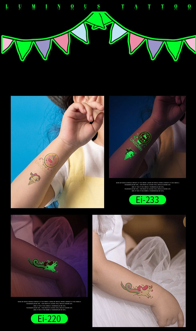 Halloween Temporary Face Tattoos 2022 2022 New Kid Arm Face Glowing Body Art Necklace Unicorn Halloween Christmas Luminous Tattoo Sticker Buy Luminous Tattoo Face Temporary Color Unicorn Merma Face Tattoos Waterproof Temporary Temporary Face Tattoo Product On Alibaba Com