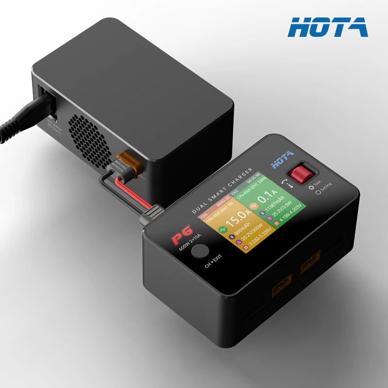 ★ マルチチャンネル充電器　HOTA P6★ HOTA P6 DC Charger - NewBeeDrone