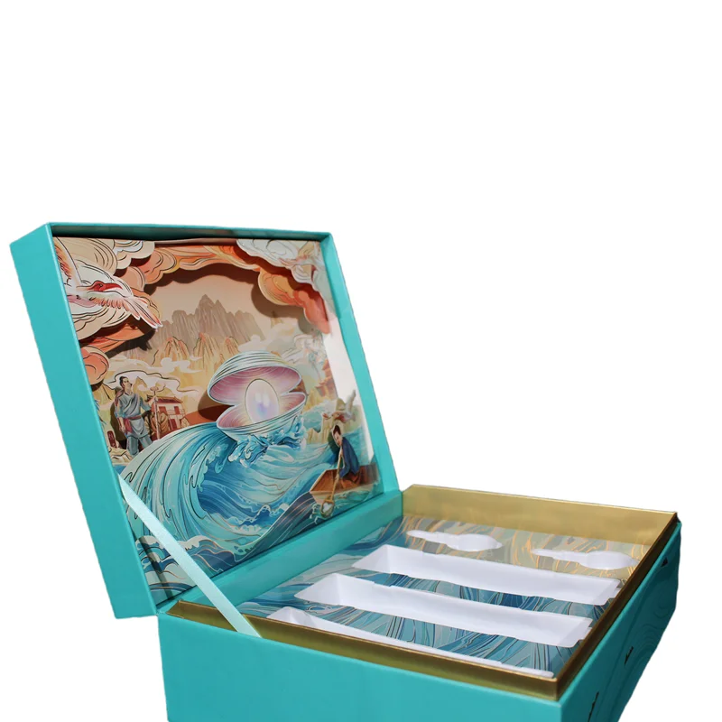 Custom Explosive Design 3D Pop up Packaging Boxes Explosion Photo Surprise Folding Gift Box