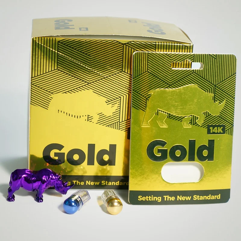 Male Sexual Enhancement Pill Package with 3D Lenticular Printing Rhino Pill Honey Packaging Free Samples