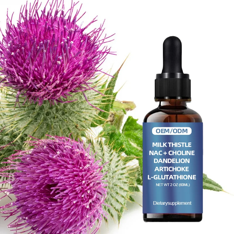 dandelion glutathione Milk Thistle Nac Choline Artichoke Liquid Drops For Liver Health Support Natural Functions Oem/odm GHK-Cu - Rocky Mountain