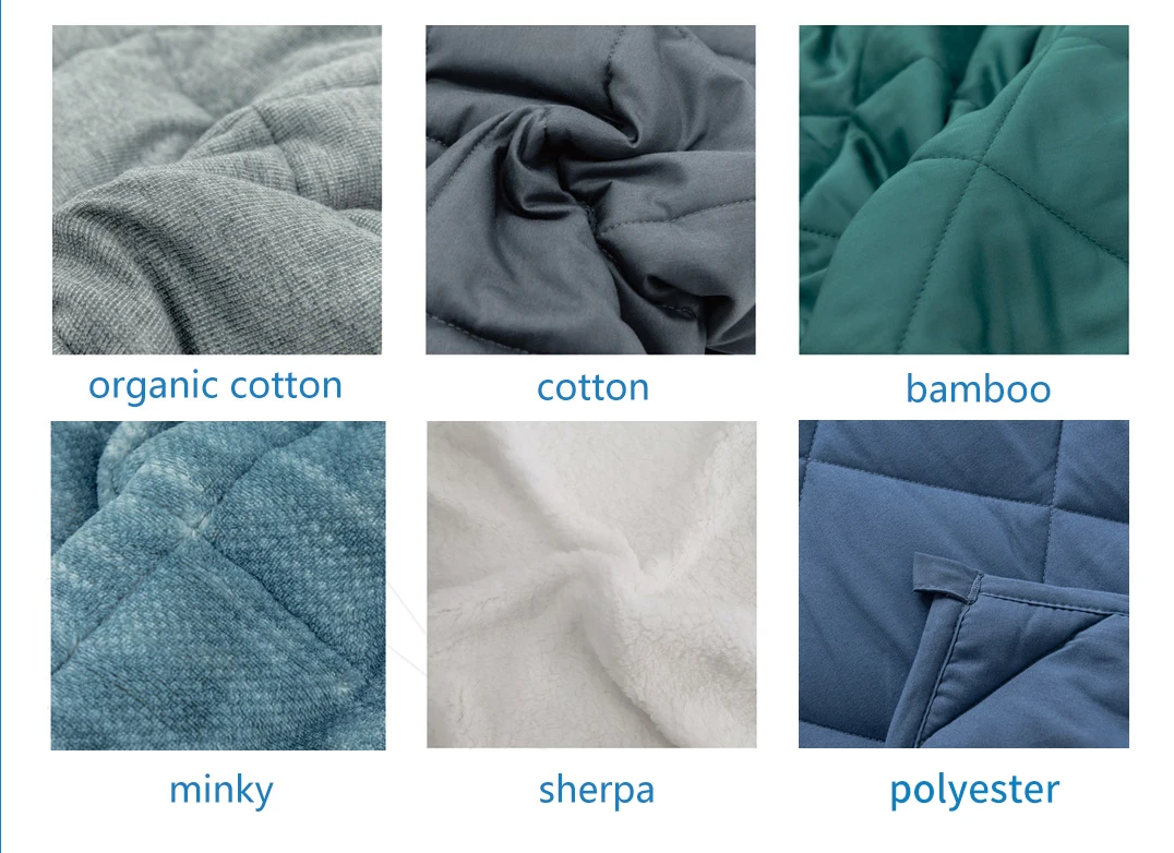 Free Sample 15lbs 20lbs 25lbs Cotton Anxiety Autism Adult Heavy