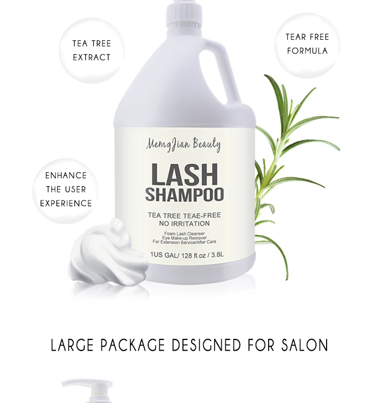 Lash Shampoo Private Label Eyelash Extension Shampoo Gallon Foam