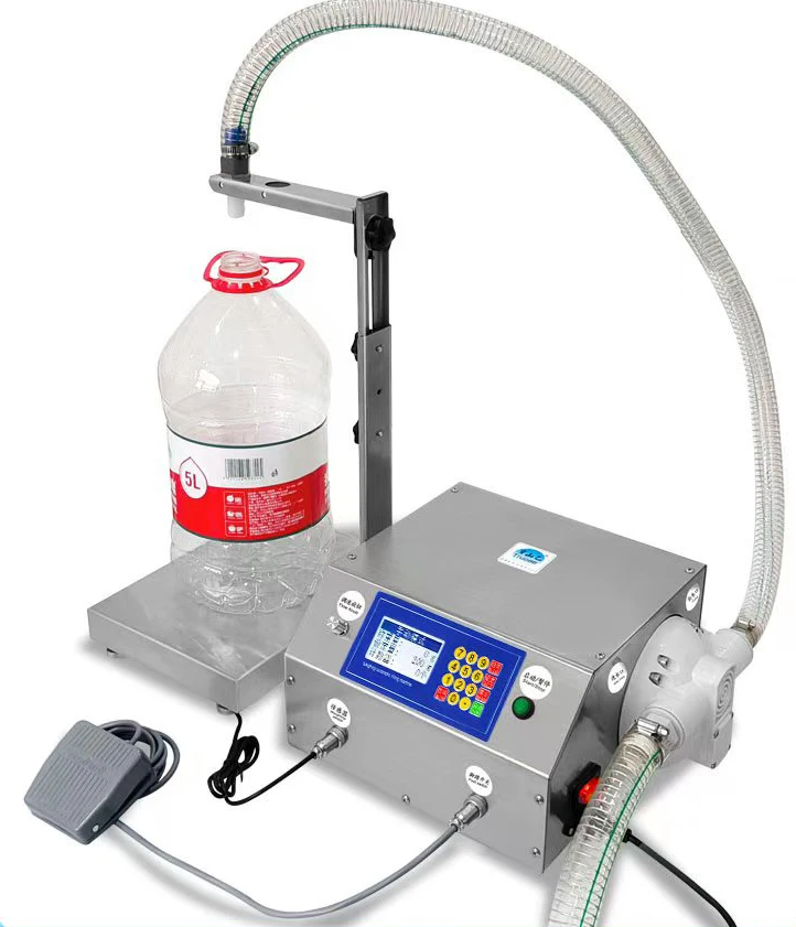 TEBAK CSY-L36 High-Quality Semi-Automatic Weighing Gear Pump Filling Machine for Paste Honey, Shampoo, Cosmetic Cream